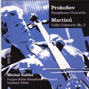 MICHAL KAŇKA (Martinů, Prokofiev) <b>• Concerto for violoncello and orchestra No. 2, H 304</b>, Michal Kaňka - <i>violoncello</i>, Prague Radio Symphony Orchestra, cond. Vladimír Válek, recorded in 1999 and 2005 / Radioservis, DDD, CR0368-2, 2007