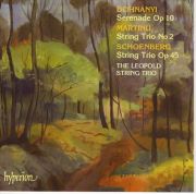 THE LEOPOLD STRING TRIO (Dohnányi, Schoenberg, Martinů) <b>• String Trio No. 2, H 238</b>, Marianne Thorsen - <i>violin</i>, Lawrence Power - <i>viola</i>, Kate Gould - <i>violoncello</i>, Hyperion CDA67429, DDD, TT: 005549, 2005