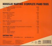 BACK COVER: Martinů: The Complete Piano Trios.