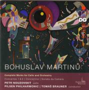 Bohuslav Martinů: Complete Works for Cello & Orchestra. Petr Nouzovský (cello), Pilsen Philharmonic, Tomáš Brauner (conductor). MDG, 2017.