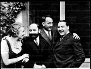 1934 - Charlotte Martinů, Jan Zrzavý, Bohuslav Martinů a Vítězslav Nezval