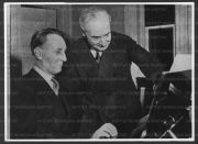 1941 - Bohuslav Martinů a Sergej Kusevickij.