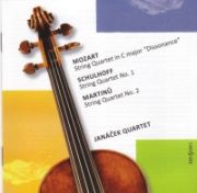 JANÁČEK QUARTET (Mozart, Martinů, Schulhoff) <b>• String Quartet No. 2, H 150</b>, Radioservis, CR0570-2, 2011, recorded 2009