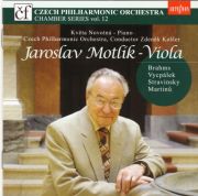 JAROSLAV MOTLÍK: VIOLA (Brahms, Vycpálek. Stravinsky, Martinů) <b>• Rhapsodie - Koncert pro violu a orchestr, H 337</b>, Jaroslav Motlík - <i>viola</i>, Květa Novotná - <i>klavír</i>, Česká filharmonie, dir. Zdeněk Košler, natočeno 1961, 1973, 1979, 1993