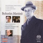 MARTINŮ <b>• Rhapsody-Concerto, H 337 • Concerto for Piano Trio and String Orchestra, H 231 • Concertino for Piano Trio and String Orchestra, H 232 • Memorial to Lidice, H 296</b>, T. Zimmermann, Trio Wanderer, Gürzenich-Orchester Köln, cond. J. Conlon