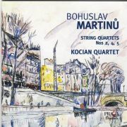 BOHUSLAV MARTINŮ <b>• Smyčcový kvartet č. 2, H 150 • Smyčcový kvartet č. 4, H 256 • Smyčcový kvartet č. 5, H 268</b>, Kociánovo kvarteto, Praga Digitals PRD/DSD 250 205, TT: 010655