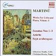 MARTINŮ: WORKS FOR VIOLONCELLO AND PIANO Vol. 1 <b>• Sonata No. 1, H 277 • Sonata No. 2, H 286 • Sonata No. 3, H 340 • Ariette, H 188 B • Seven Arabesques, H 201</b>, Sebastian Benda - <i>violoncello</i>, Christian Benda - <i>piano</i>