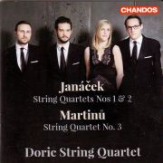 Doric Strig Quartet: Martinuů: String Quartet No. 3; Janáček: String Quartets no. 1 and 2. Chandos, 2015.