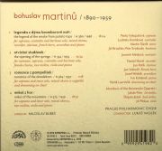 BACK COVER: Martinů: Cantatas