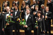 Prague Philharmonic Choir; Lukáš Vasilek (Choirmaster); Pavla Vykopalová - soprano; Martin Slavík – tenor; Jiří Brückler – baryton; Lenka Navrátilová, Karel Košárek - piano; Ladislav Bilan ml. – drums;
Daniela Valtová Kosinová - organ; Michal Krůšek - drumming on chair; Sedláčkovo kvarteto (Michal Sedláček, Jan Maceček - violin, Vít Kubík - viola, Karel Chudý - violocello)